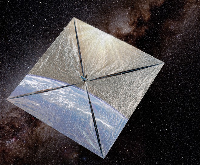 Lightsail-1, Artists impression by the Planetary Society © SW
